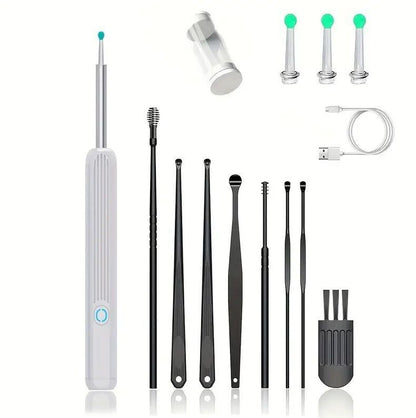 Wireless Cleaner Set Ear Wax Removal Tool Ear Cleaning With Camera And Light