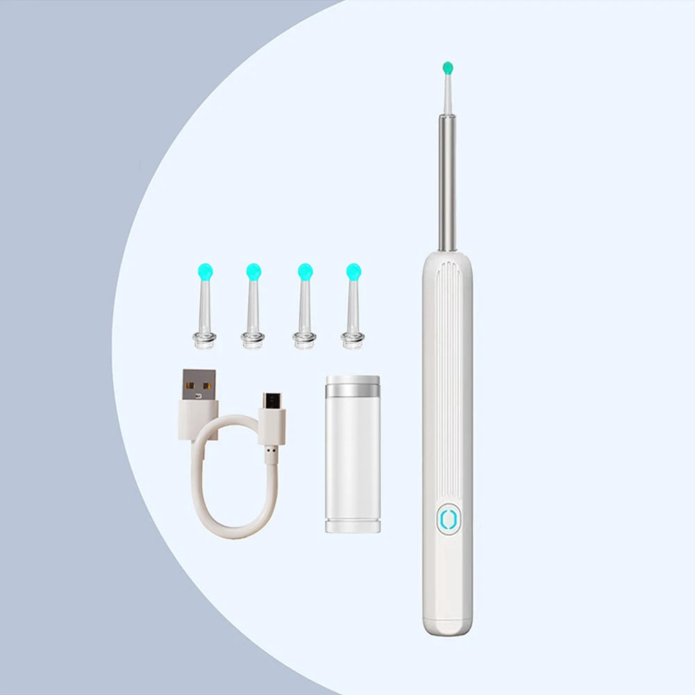 NE3 Ear Cleaner with Camera Set HD Ear Sticks Otoscope USB Charging Endoscope Wax Removal Tool Earpick Ear Cleaning Set