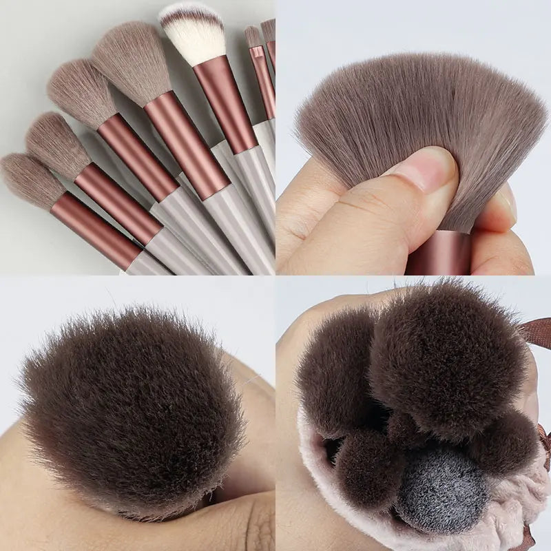 13Pcs Makeup Brushes Set for Women Cosmetic Beauty Foundation Powder Blush Eyeshadow Kabuki Blending Make Up Brush Beauty Tools