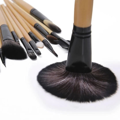 24 pcs Makeup Brush Gift Bag Of  Sets Professional Cosmetics Brushes Eyebrow Powder Foundation Shadows Make Up Tools