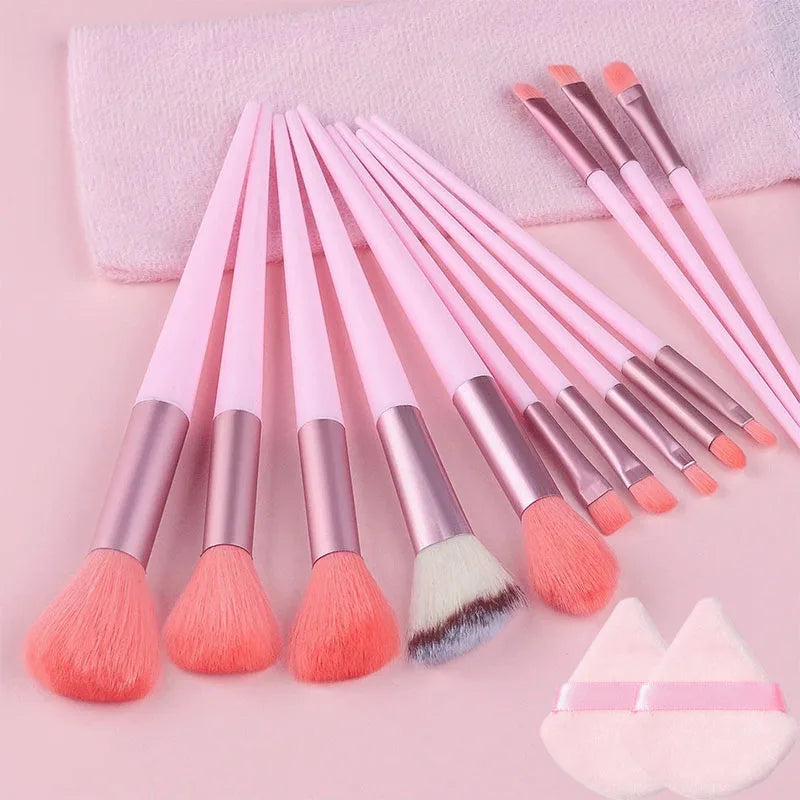 13Pcs Makeup Brushes Set for Women Cosmetic Beauty Foundation Powder Blush Eyeshadow Kabuki Blending Make Up Brush Beauty Tools