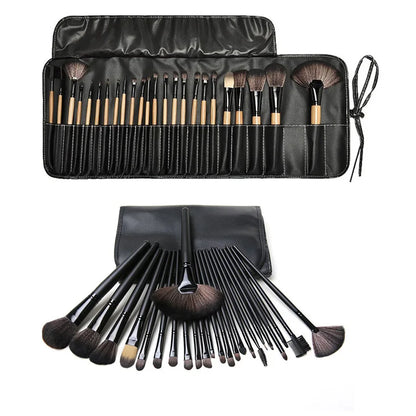 24 pcs Makeup Brush Gift Bag Of  Sets Professional Cosmetics Brushes Eyebrow Powder Foundation Shadows Make Up Tools