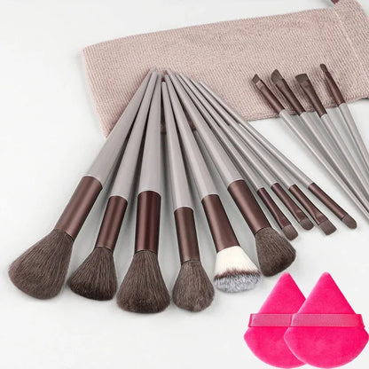 13Pcs Makeup Brushes Set for Women Cosmetic Beauty Foundation Powder Blush Eyeshadow Kabuki Blending Make Up Brush Beauty Tools