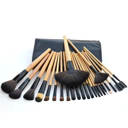 24 pcs Makeup Brush Gift Bag Of  Sets Professional Cosmetics Brushes Eyebrow Powder Foundation Shadows Make Up Tools