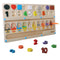 Children's early education color matching number cognition logical thinking training 3-in-1 walking bead logarithm board  toy