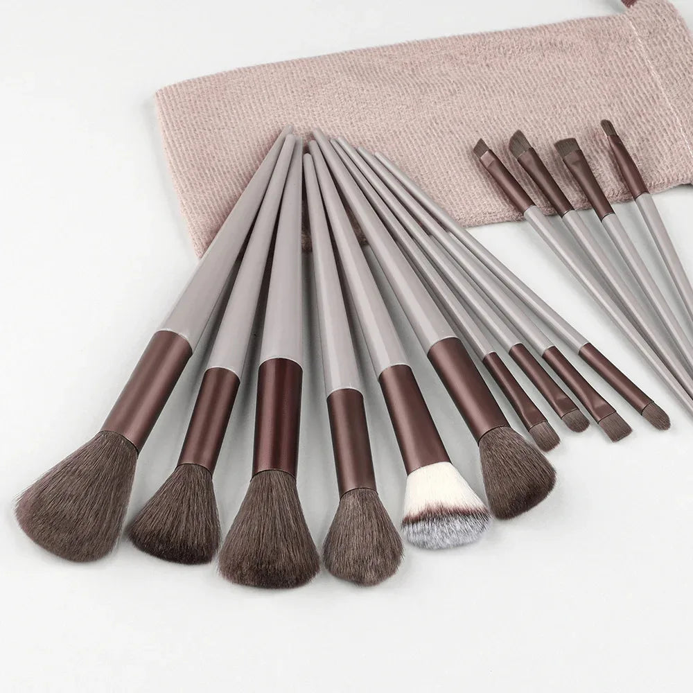 13Pcs Makeup Brushes Set for Women Cosmetic Beauty Foundation Powder Blush Eyeshadow Kabuki Blending Make Up Brush Beauty Tools